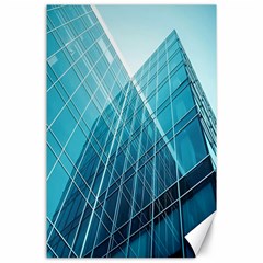 Glass Bulding Canvas 24  X 36  by BangZart