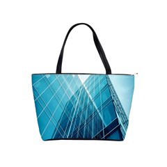 Glass Bulding Shoulder Handbags by BangZart