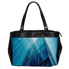 Glass Bulding Office Handbags by BangZart