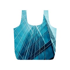 Glass Bulding Full Print Recycle Bags (s)  by BangZart