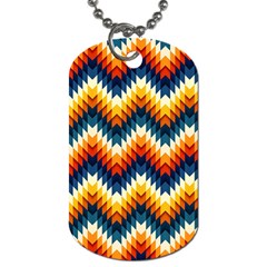 The Amazing Pattern Library Dog Tag (one Side)