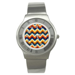 The Amazing Pattern Library Stainless Steel Watch by BangZart