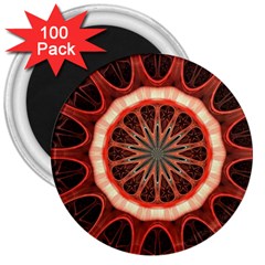 Circle Pattern 3  Magnets (100 Pack) by BangZart