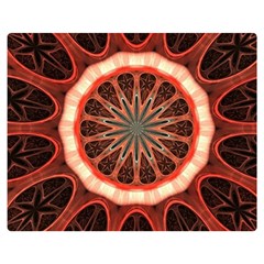 Circle Pattern Double Sided Flano Blanket (medium)  by BangZart