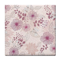 Leaves Pattern Tile Coasters