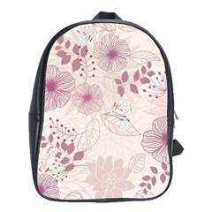 Leaves Pattern School Bags (xl) 