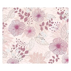 Leaves Pattern Double Sided Flano Blanket (small)  by BangZart