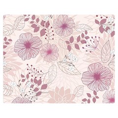 Leaves Pattern Double Sided Flano Blanket (medium) 