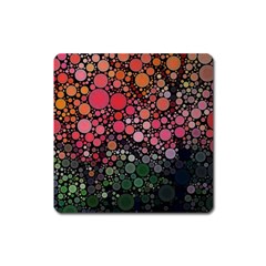 Circle Abstract Square Magnet