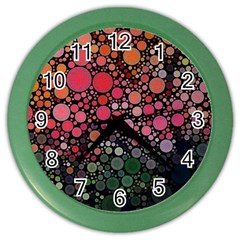 Circle Abstract Color Wall Clocks