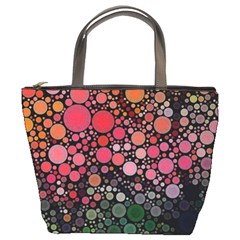 Circle Abstract Bucket Bags