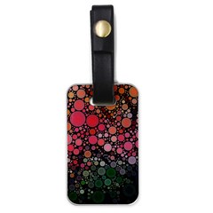 Circle Abstract Luggage Tags (one Side) 