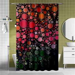 Circle Abstract Shower Curtain 48  X 72  (small) 