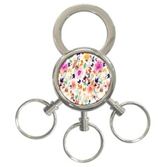 Vector Floral Art 3-ring Key Chains by BangZart