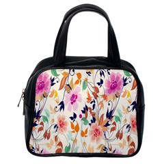 Vector Floral Art Classic Handbags (one Side) by BangZart