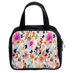 Vector Floral Art Classic Handbags (2 Sides) by BangZart