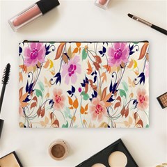 Vector Floral Art Cosmetic Bag (large)  by BangZart