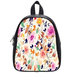 Vector Floral Art School Bags (small)  by BangZart