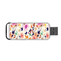 Vector Floral Art Portable Usb Flash (one Side) by BangZart