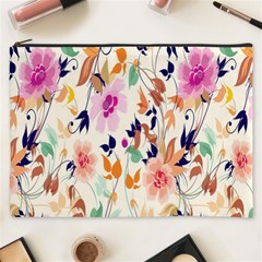 Vector Floral Art Cosmetic Bag (xxxl)  by BangZart