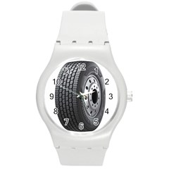 Tire Round Plastic Sport Watch (m)