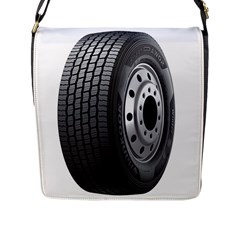 Tire Flap Messenger Bag (l)  by BangZart