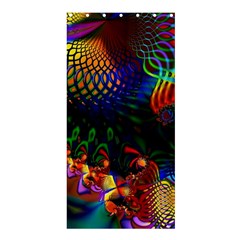 Colored Fractal Shower Curtain 36  X 72  (stall) 