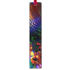 Colored Fractal Large Book Marks