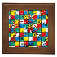 Snakes And Ladders Framed Tiles by BangZart