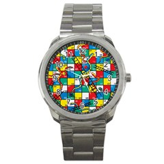 Snakes And Ladders Sport Metal Watch