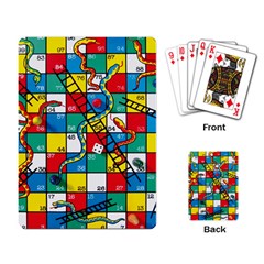 Snakes And Ladders Playing Card by BangZart