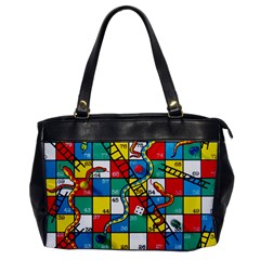 Snakes And Ladders Office Handbags by BangZart