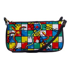 Snakes And Ladders Shoulder Clutch Bags by BangZart