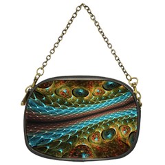 Fractal Snake Skin Chain Purses (one Side) 