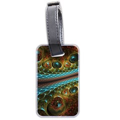 Fractal Snake Skin Luggage Tags (two Sides)