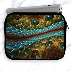 Fractal Snake Skin Apple Ipad 2/3/4 Zipper Cases