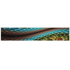 Fractal Snake Skin Flano Scarf (large)