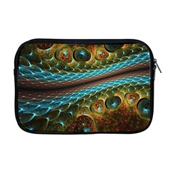 Fractal Snake Skin Apple Macbook Pro 17  Zipper Case by BangZart