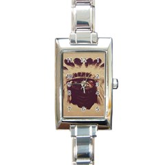 Indian Rectangle Italian Charm Watch by BangZart