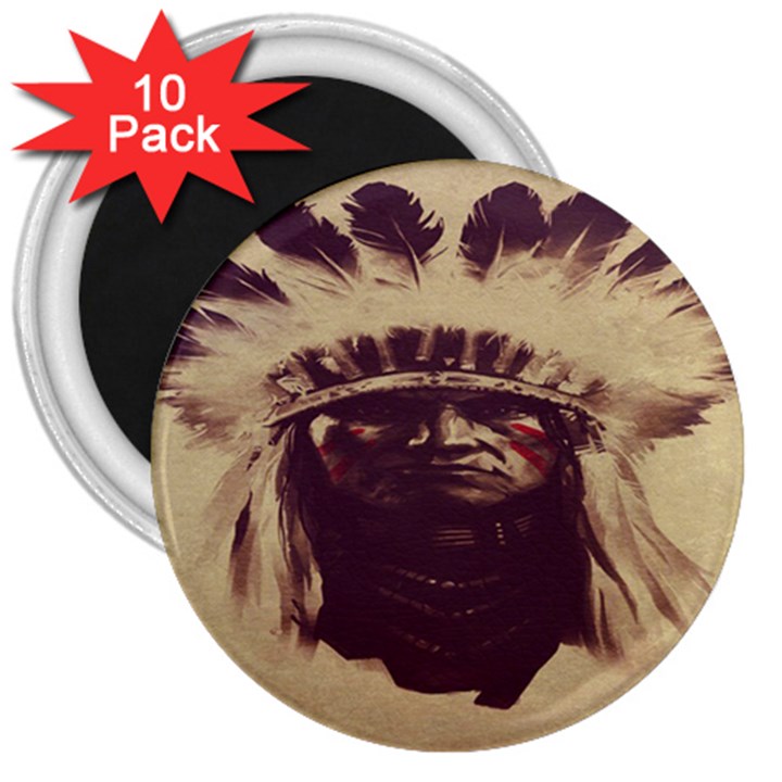 Indian 3  Magnets (10 pack) 