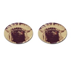 Indian Cufflinks (oval) by BangZart