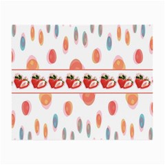 Strawberries Small Glasses Cloth by SuperPatterns