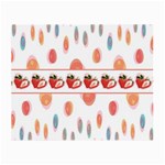 Strawberries Small Glasses Cloth (2-Side) Front