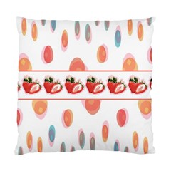 Strawberries Standard Cushion Case (two Sides) by SuperPatterns