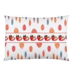 Strawberries Pillow Case by SuperPatterns