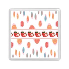 Strawberries Memory Card Reader (square)  by SuperPatterns