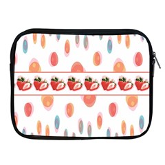 Strawberries Apple Ipad 2/3/4 Zipper Cases by SuperPatterns