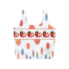 Strawberries Full Print Recycle Bags (s)  by SuperPatterns