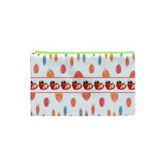 Strawberries Cosmetic Bag (xs) by SuperPatterns