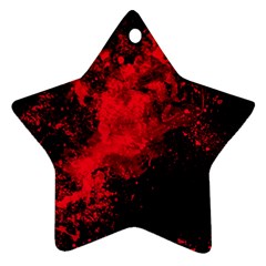 Red Smoke Ornament (star)